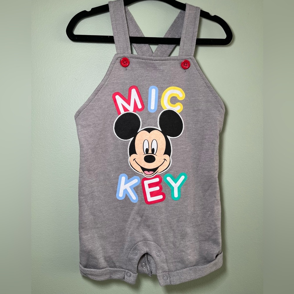 DISNEY BABY MICKEY OVERALLS 12m